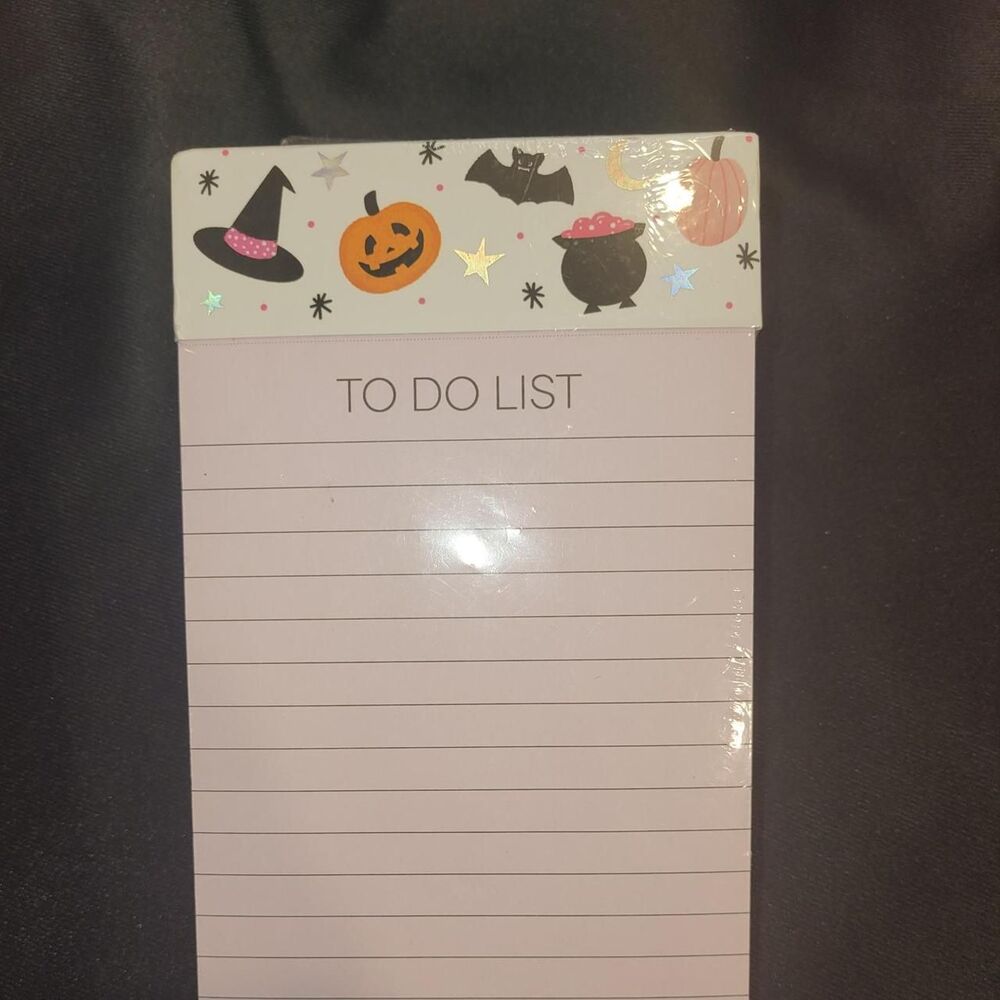 halloween notepad